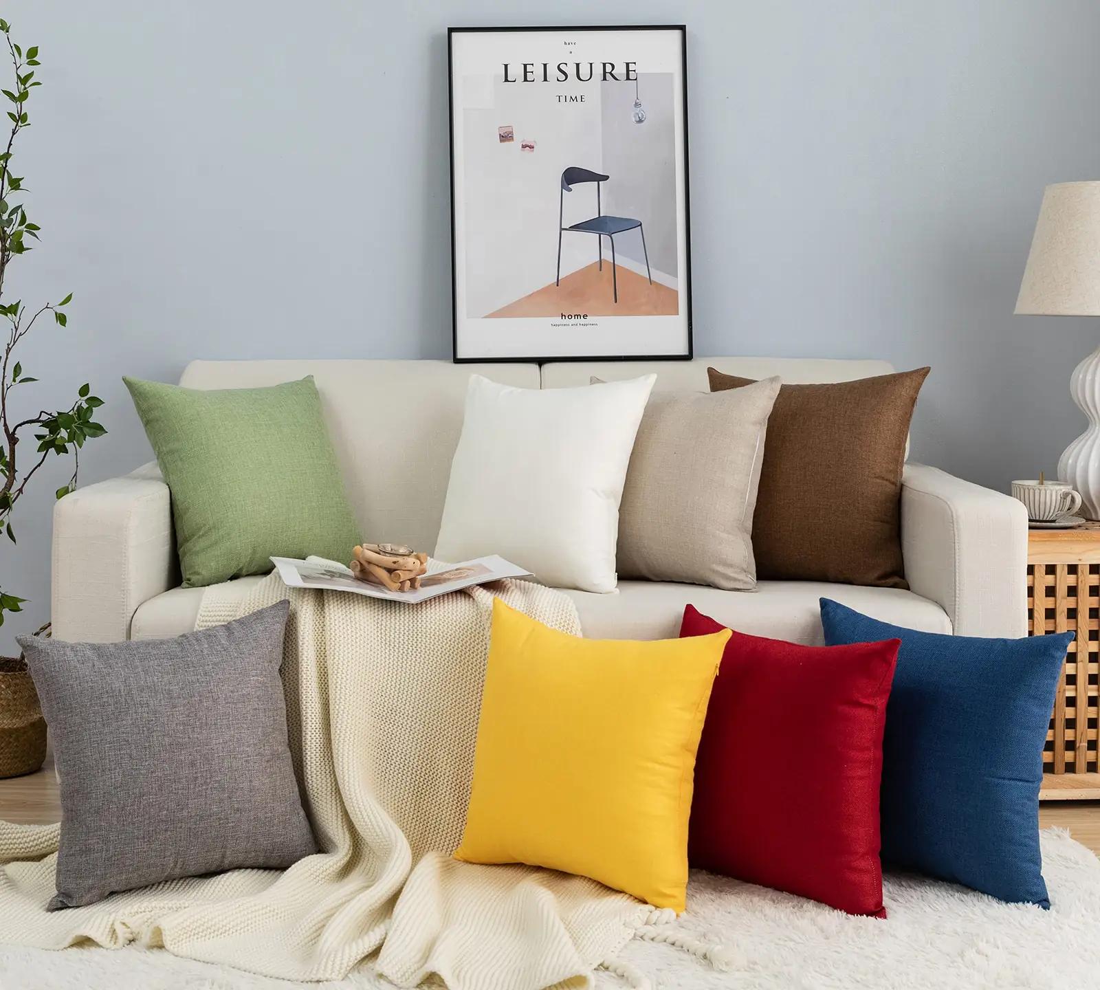 GIRASOLE HOME elegantne punane padjakate — hingav – kasutusnäide
