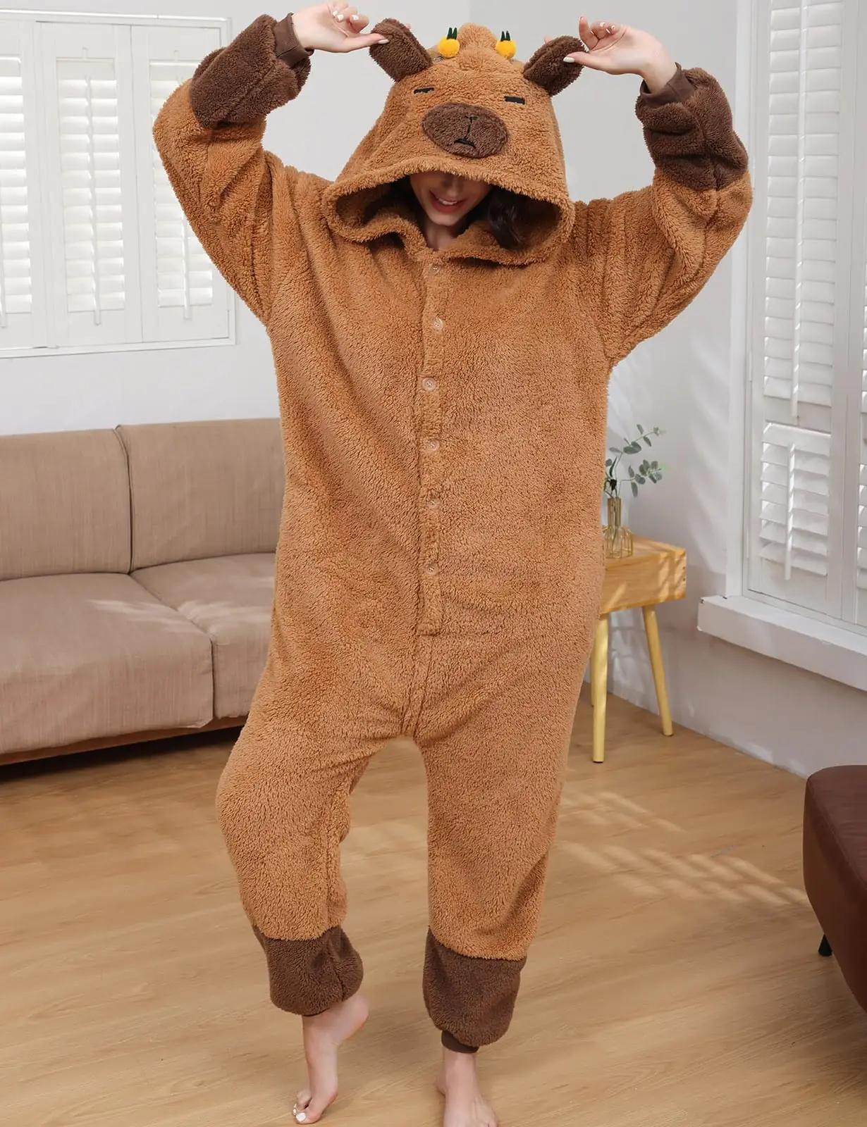 Luojida pehme univorm-pyjama kapuutsiga — soojus ja mugavus – lisavaade