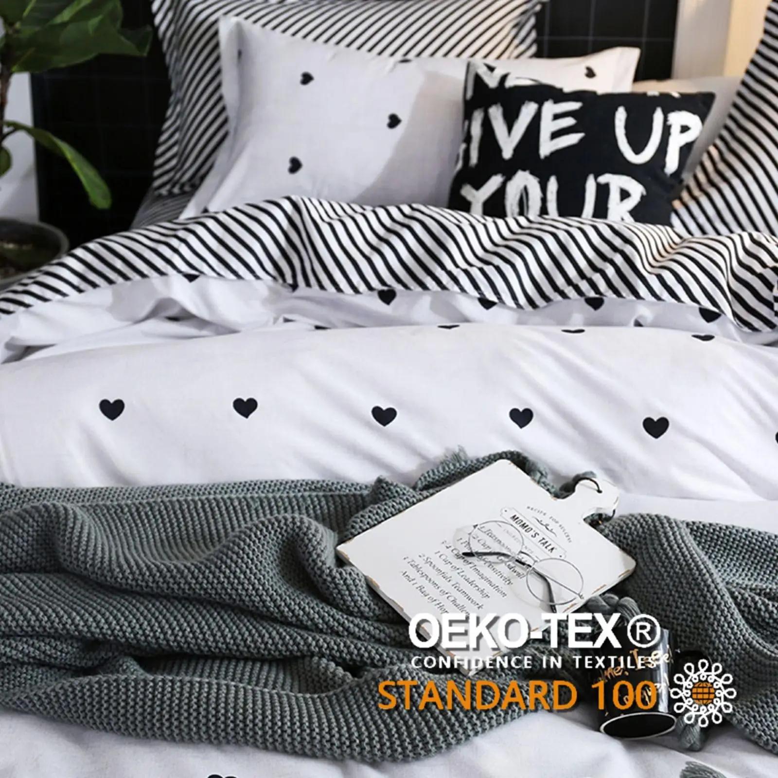 Freyamy romantiline mikrofibra voodipesu 240×260 cm koos – pakend ja tarvikud
