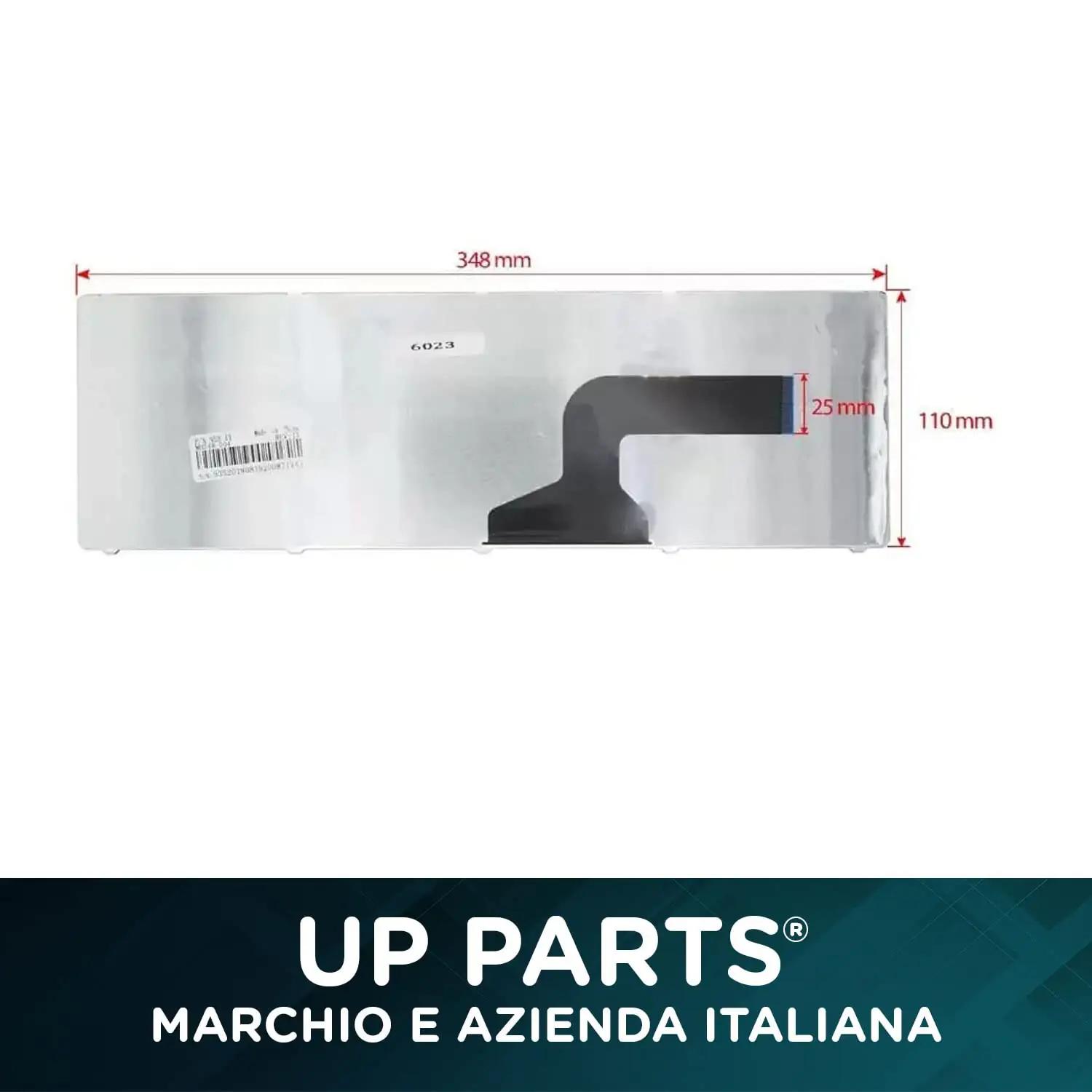 UP PARTS asendamatu sülearvuti klaviatuur — sobib Asus mudelitele – lisavaade