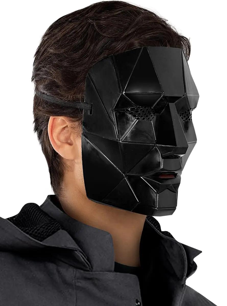 Funidelia must polyestermask — filmilik kostüümiaksessuaar – detailne vaade