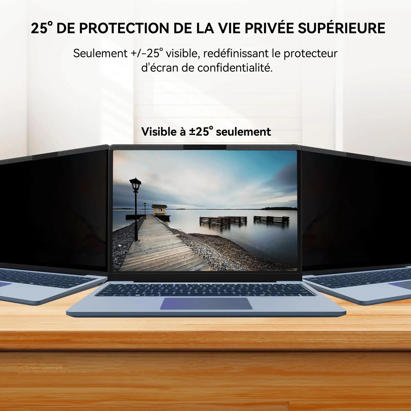 Makinda magnetkaitse 14″ 16:9 — privaatsus ja sinivalgus – pakend ja tarvikud