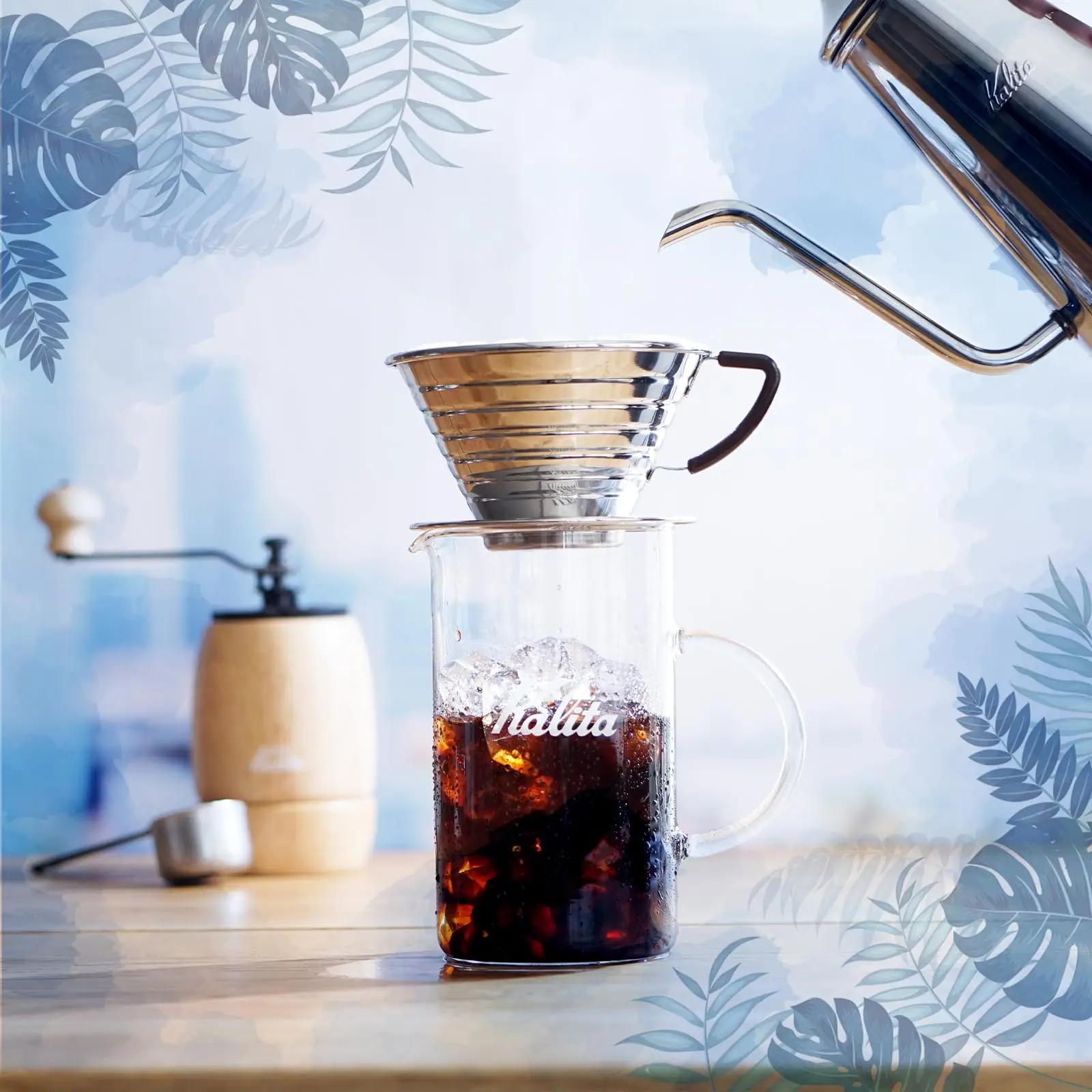 Kalita roostevaba Wave Dripper 185 – reisikohvi valmistaja – detailne vaade