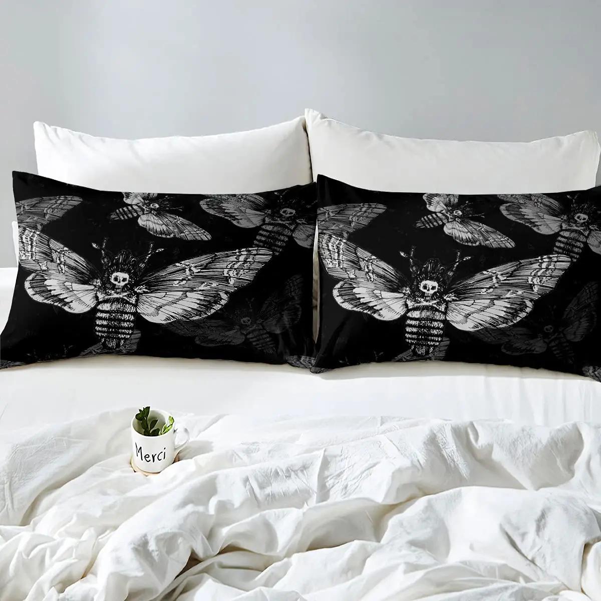 Homemissing pehme mikrofibrist voodipesu Sugar Skull 140×200 – kasutusnäide
