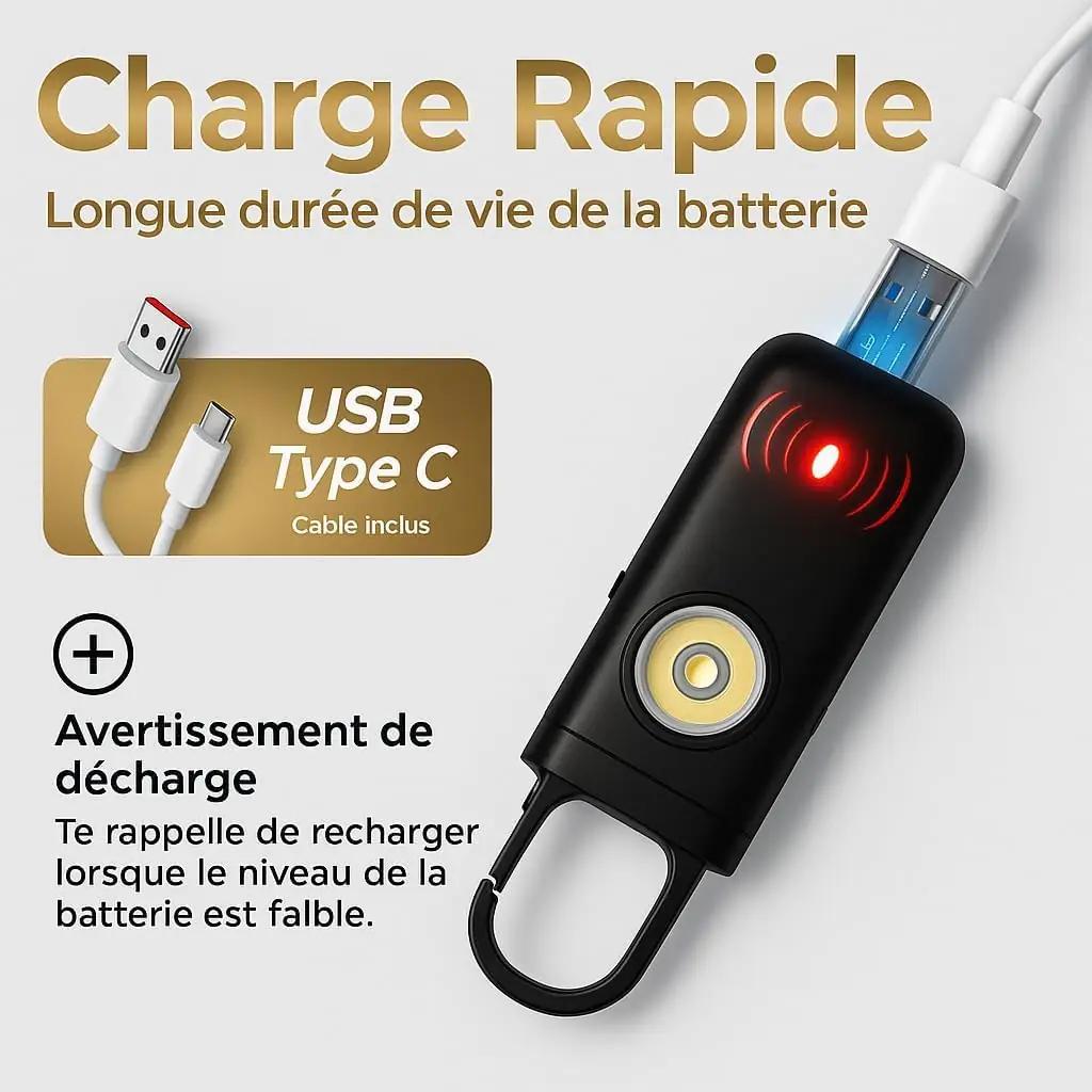 A ANCILE turvaripatsis – kerge 130 dB häire ja USB-C laadimine – pilt 7