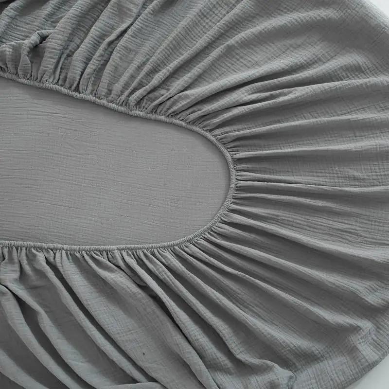 Gezu puuvillane elastne voodilinane 140×200 cm — õrn ja hingav – pilt 8