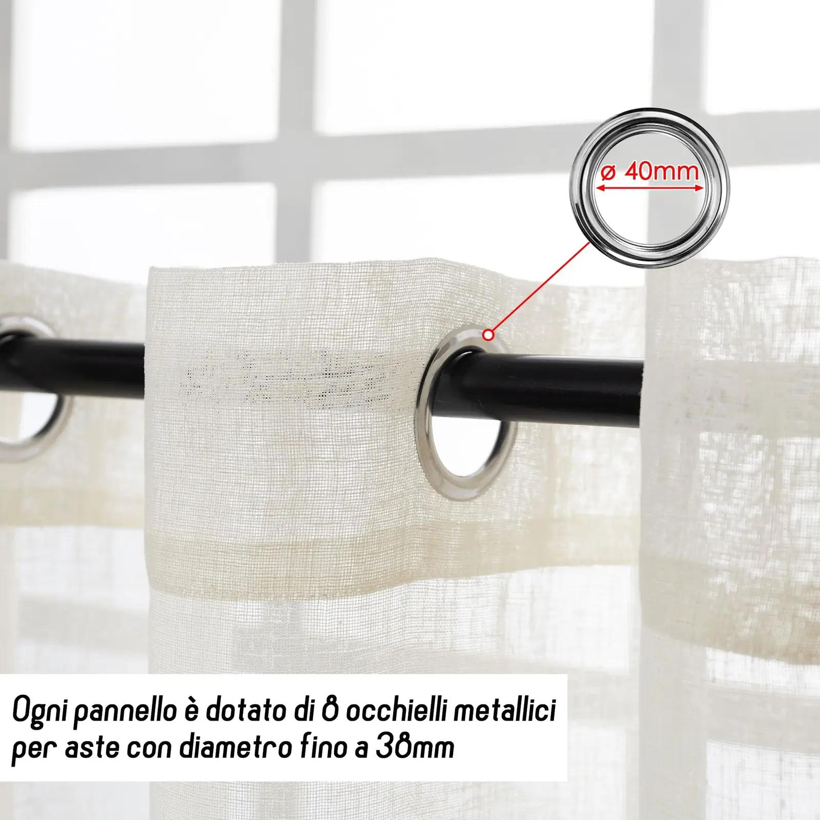GIRASOLE HOME kardinad – detailne lähivaade