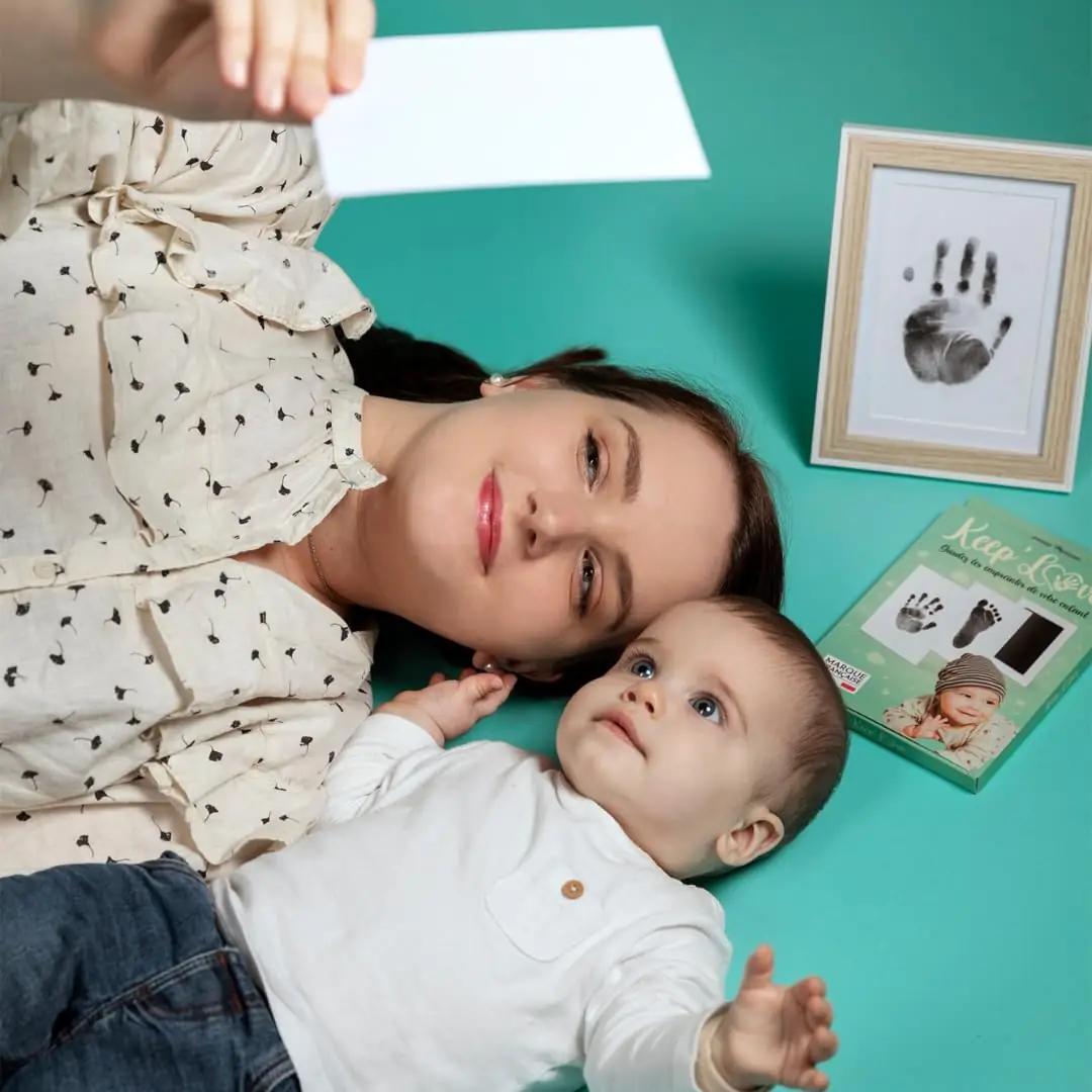 Keep’Love puidust beebi jalajälje raam — isikupärane mälestus – pilt 6