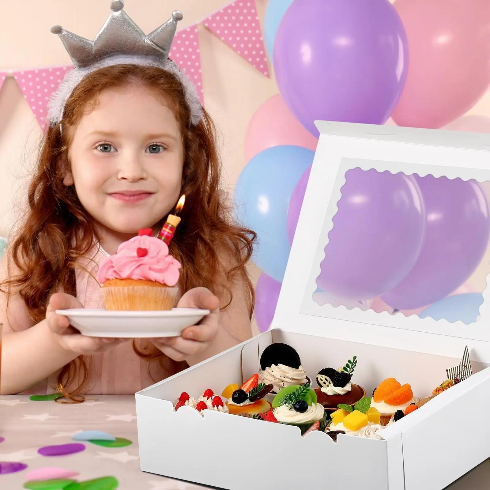 Sivaopa toitev cupcake-karp 12 muffini ja küpsise jaoks – kasutusnäide