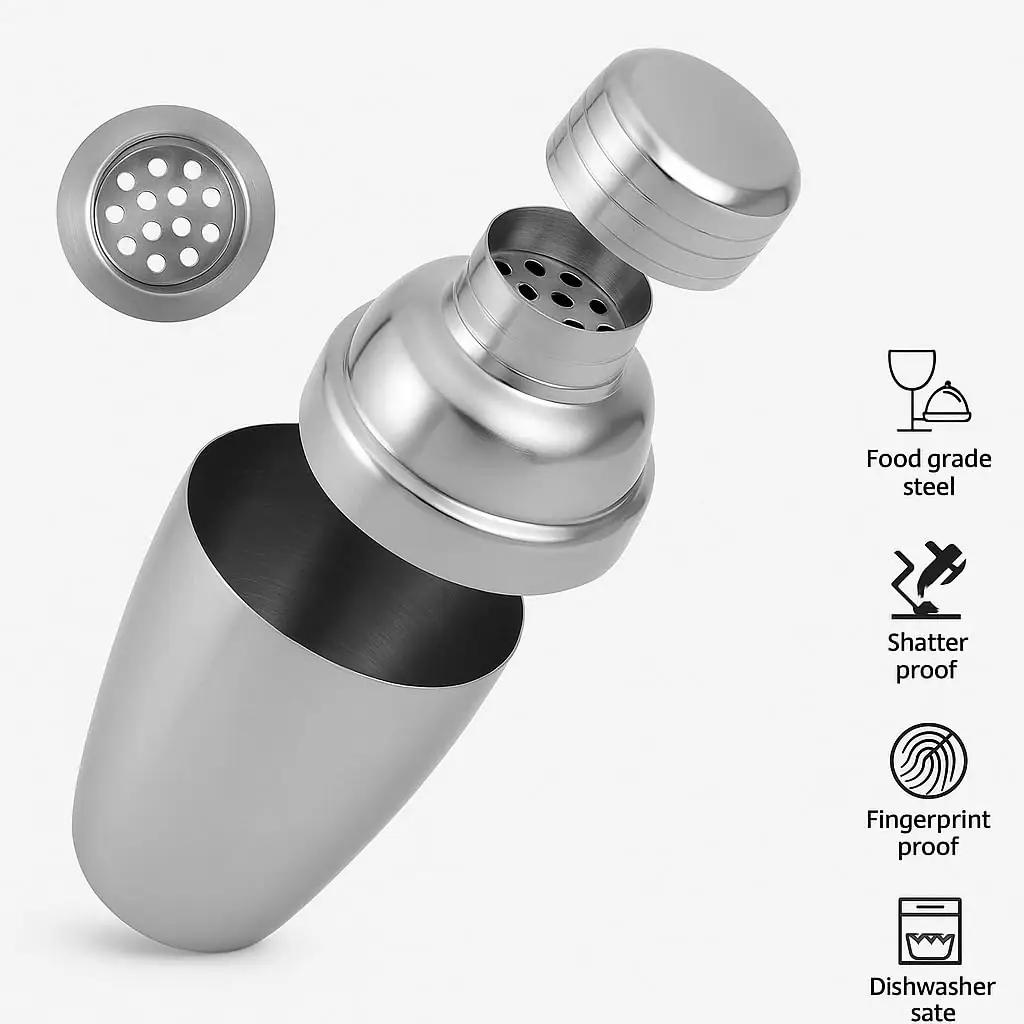 Terryshop74 roostevaba Martini-shaker 350 ml – profi kvaliteet – pilt 8