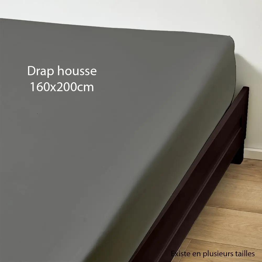 Duquennoy & Lepers puuvillane perkal voodilina 160×200 – detailne vaade