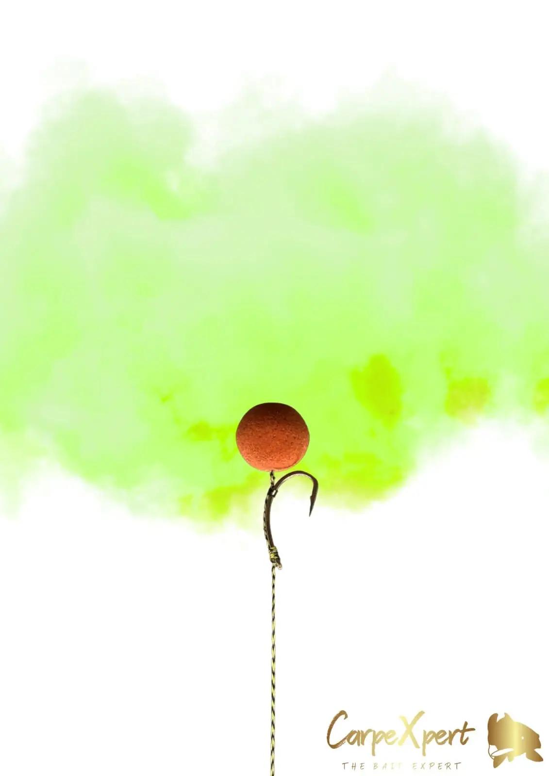 CarpeXpert punane Red Smoke Bait 100 ml — lõhnaline booster – kasutusnäide