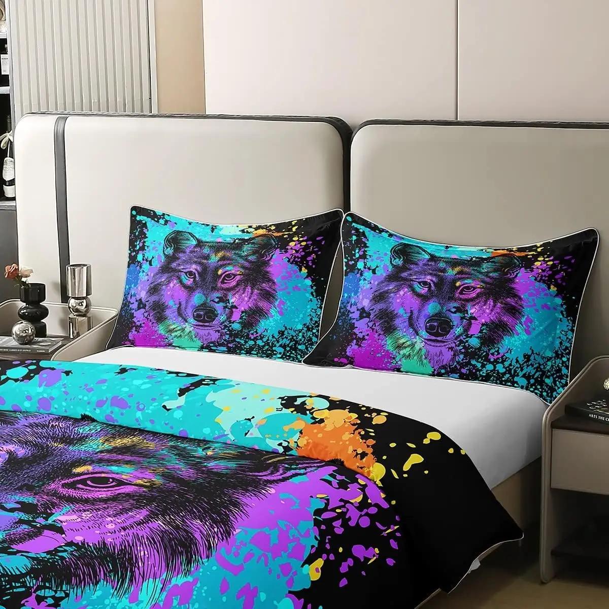 Homewish puuvillane voodipesu 220×240 cm loomaemaga – kasutusnäide