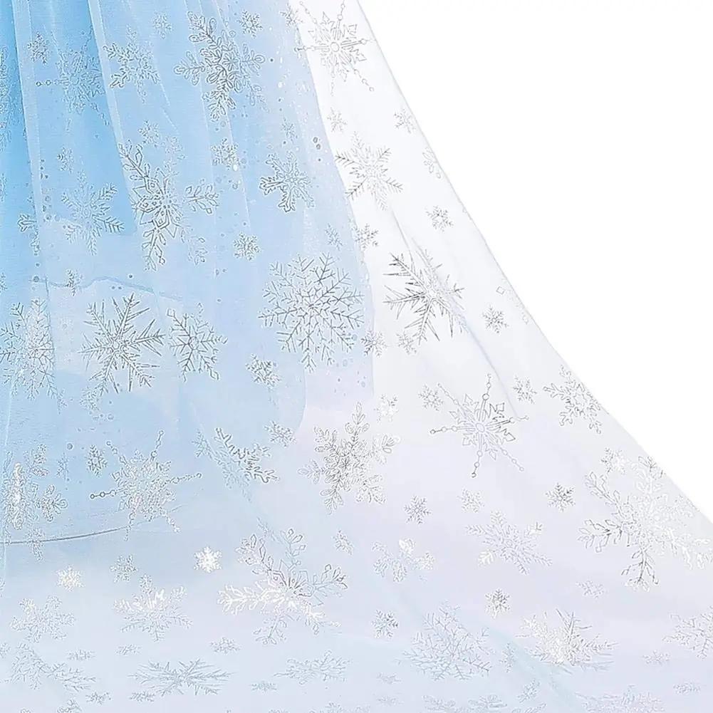 IWEMEK sinine Elsa printsessi kostüüm lapsele – puuvill, komplekt – lisavaade