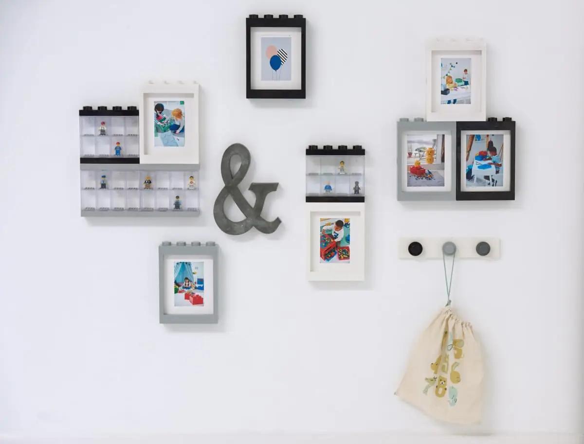 Room Copenhagen akrüül vitriin LEGO minifiguridele – kasutusnäide