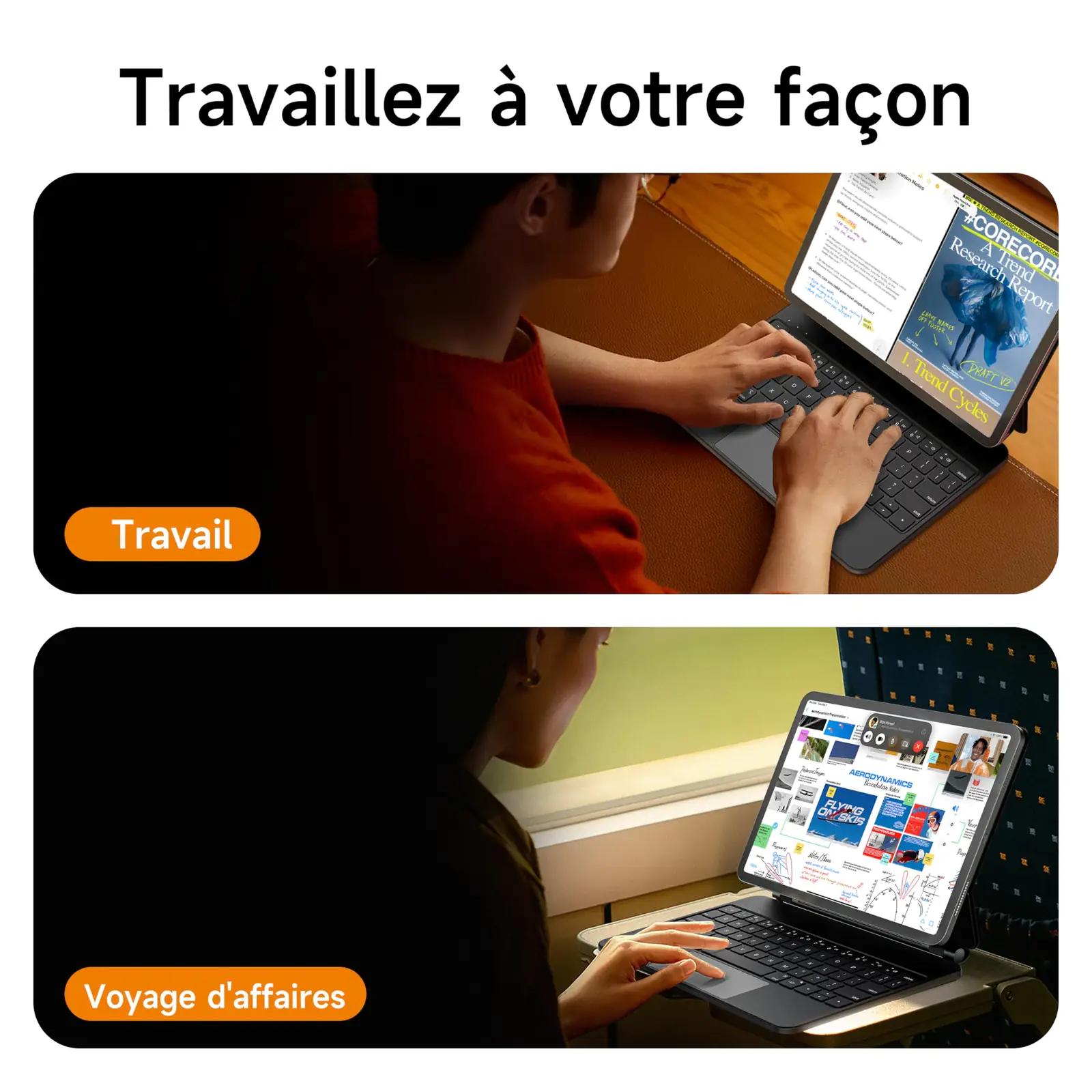 pankeybd must klaviatuurhoidja iPadile — valgustus ja – pilt 6