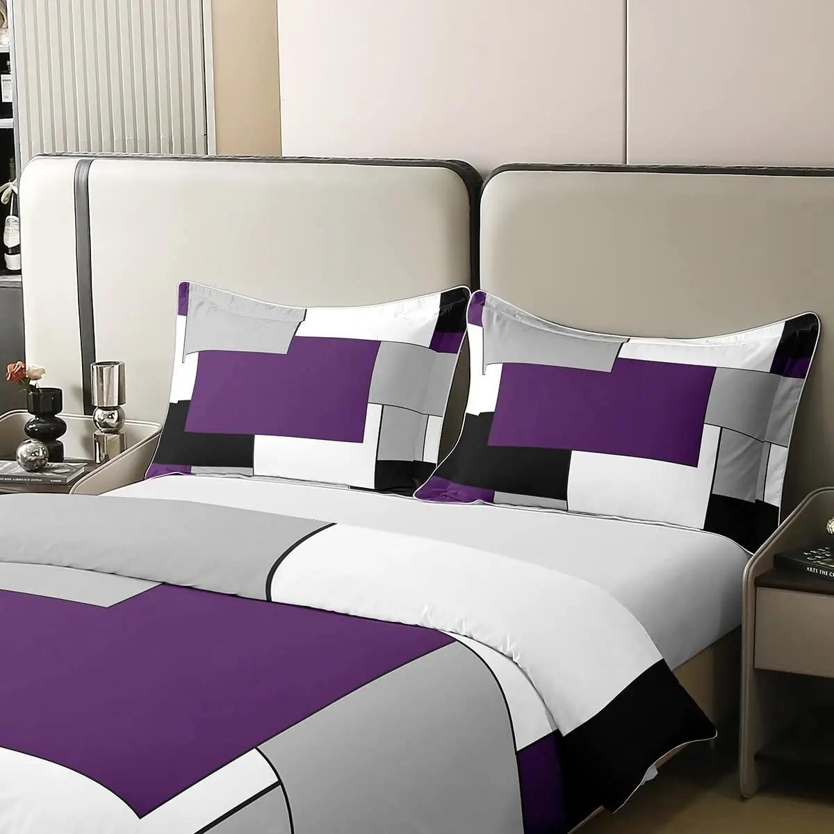Homemissing puuvillane voodipesu 200×200 cm modernne muster – kasutusnäide