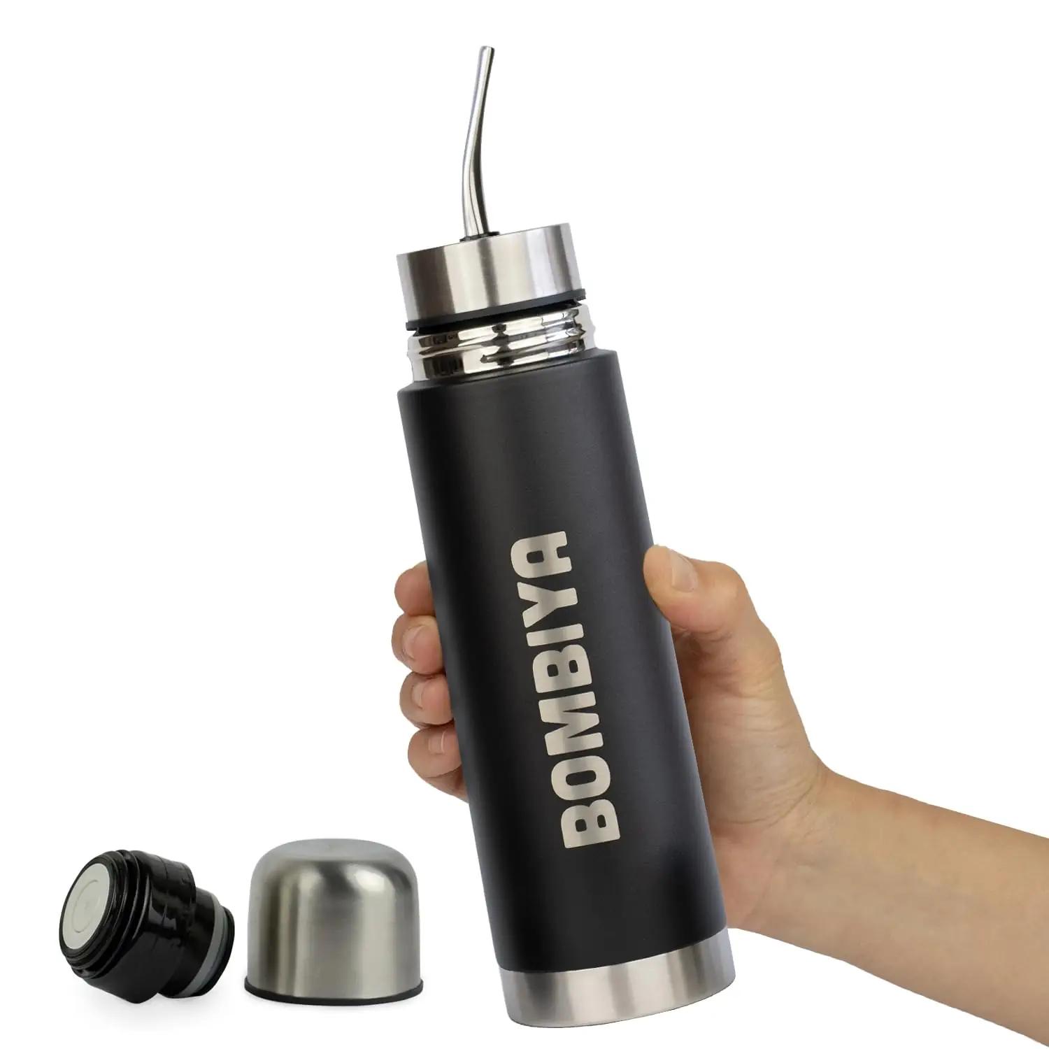 Bombiya roostevabast materjalist termos — mate 500 ml, must