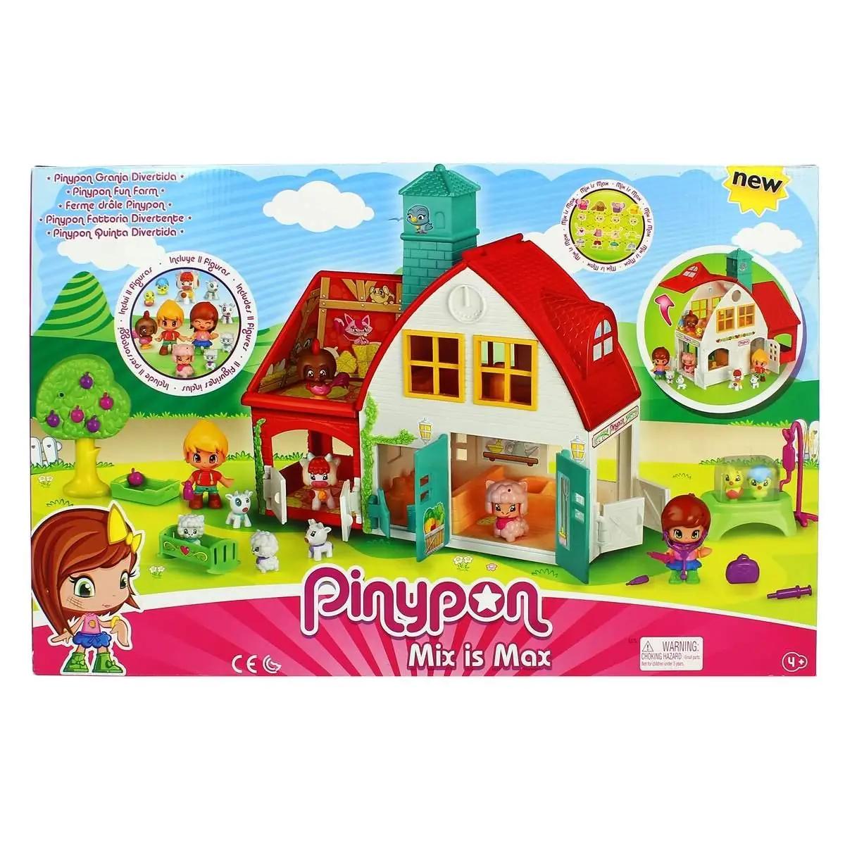 Pinypon mängukomplekt Fun-Farm – loominguline talu mäng – kasutusnäide