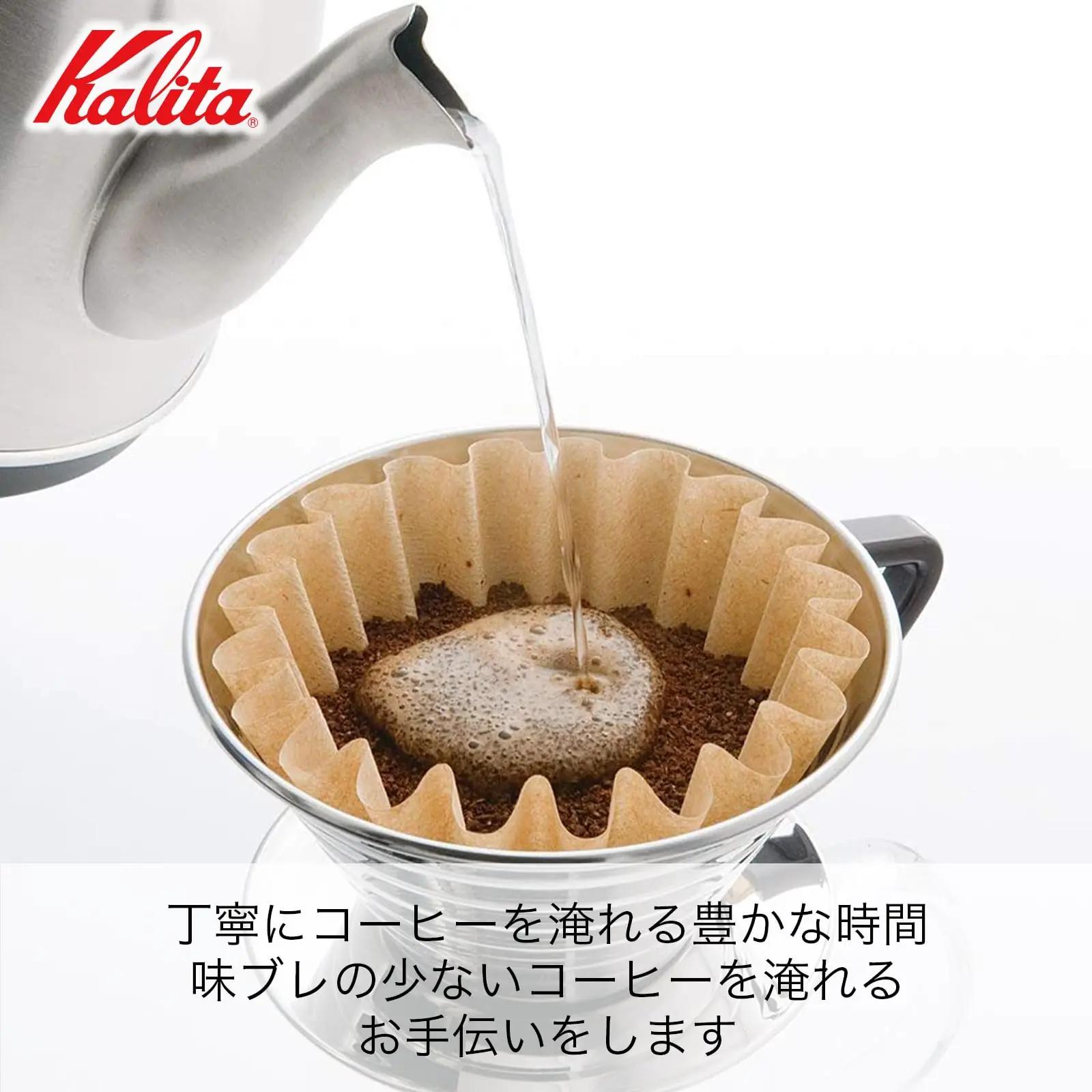 Kalita roostevaba Wave Dripper 185 – reisikohvi valmistaja – kasutusnäide