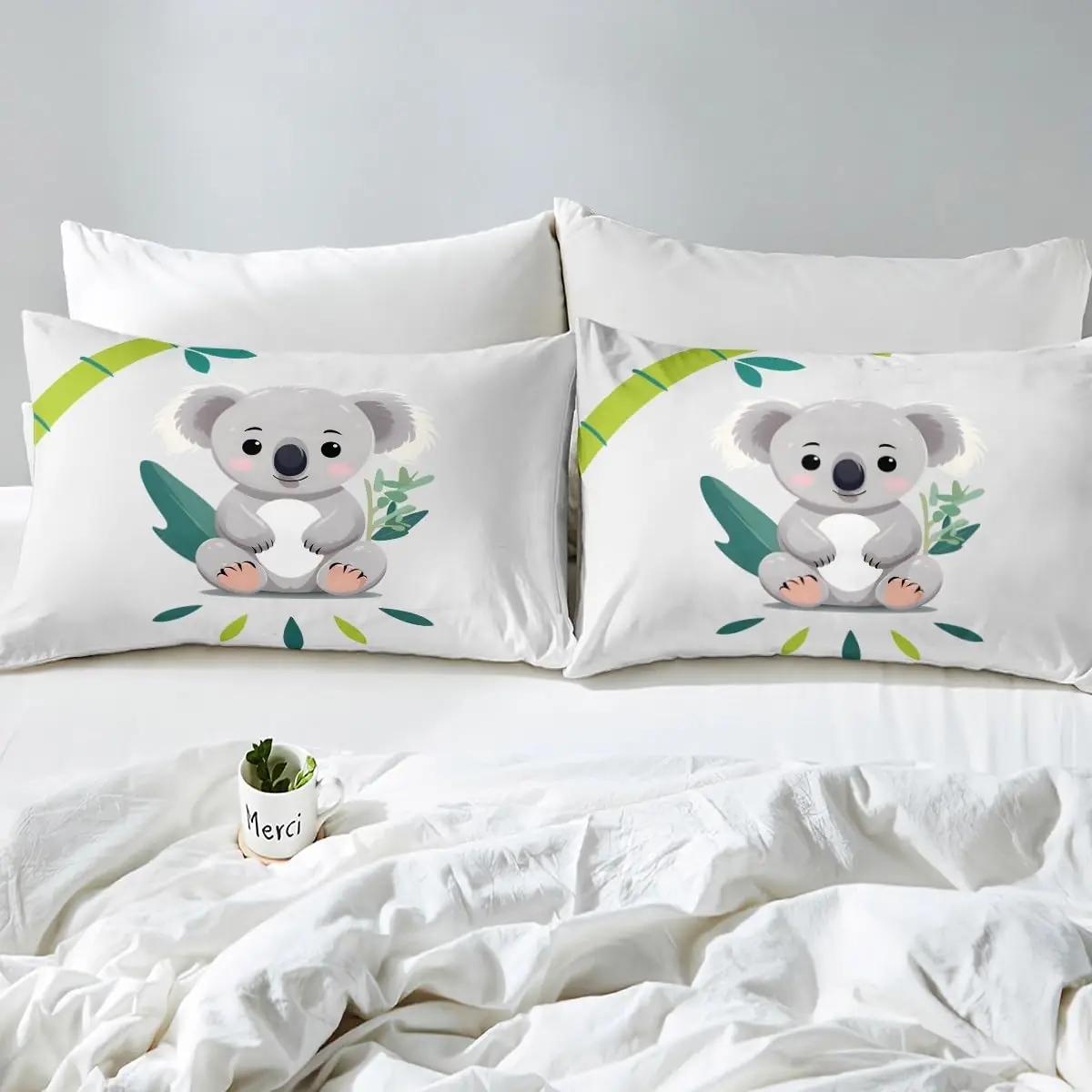 Homemissing laste bambusest voodipesu — armas koala disain – lisavaade