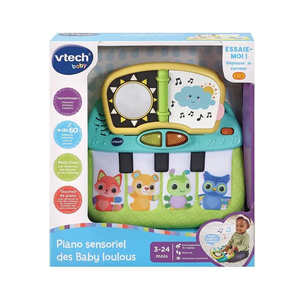 VTech värvikas beebiklaver — arendav mänguasi ja kingitus – pakend ja tarvikud