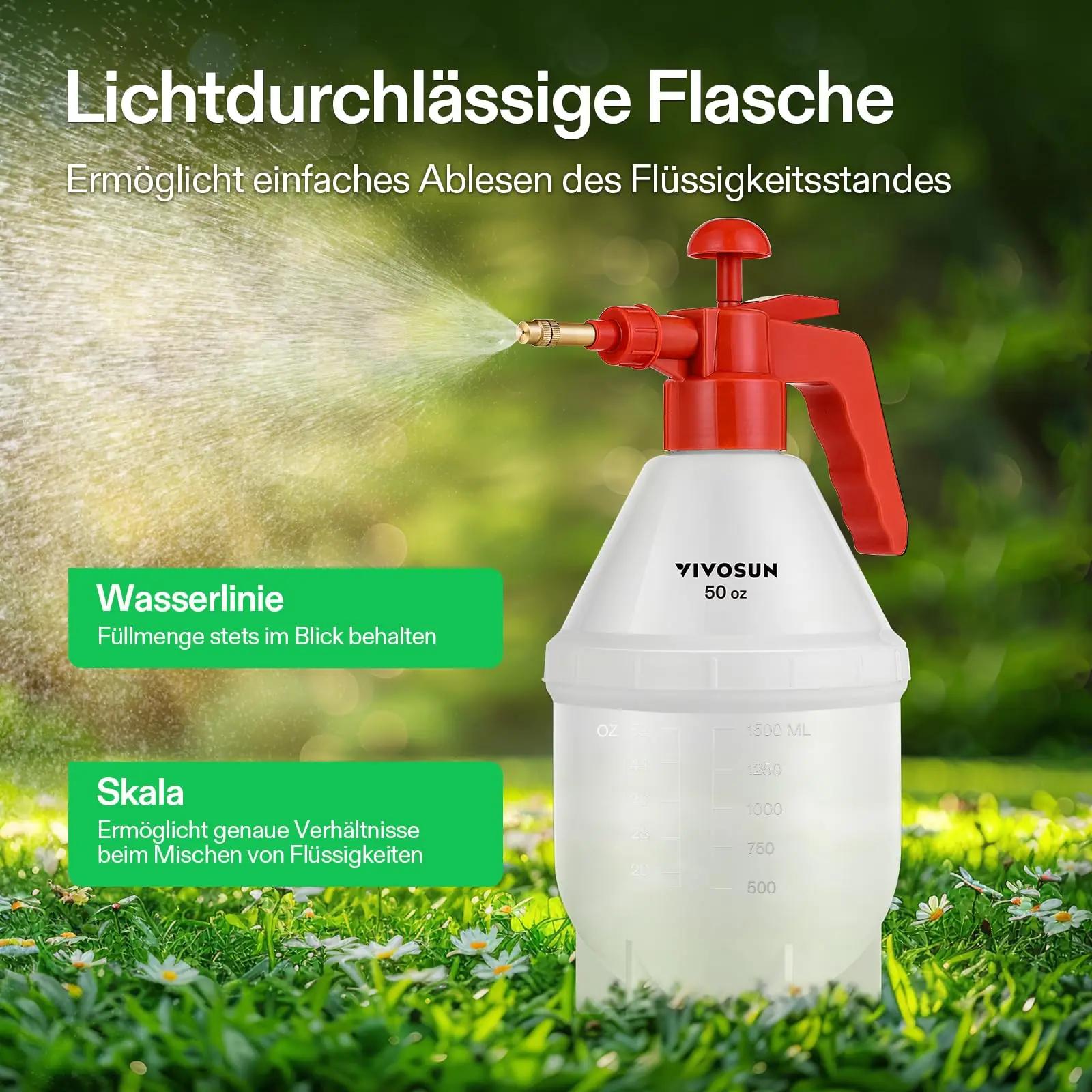 VIVOSUN ergonoomiline 1,5 L aiapihusti — vastupidav PP-materjal – kasutusnäide