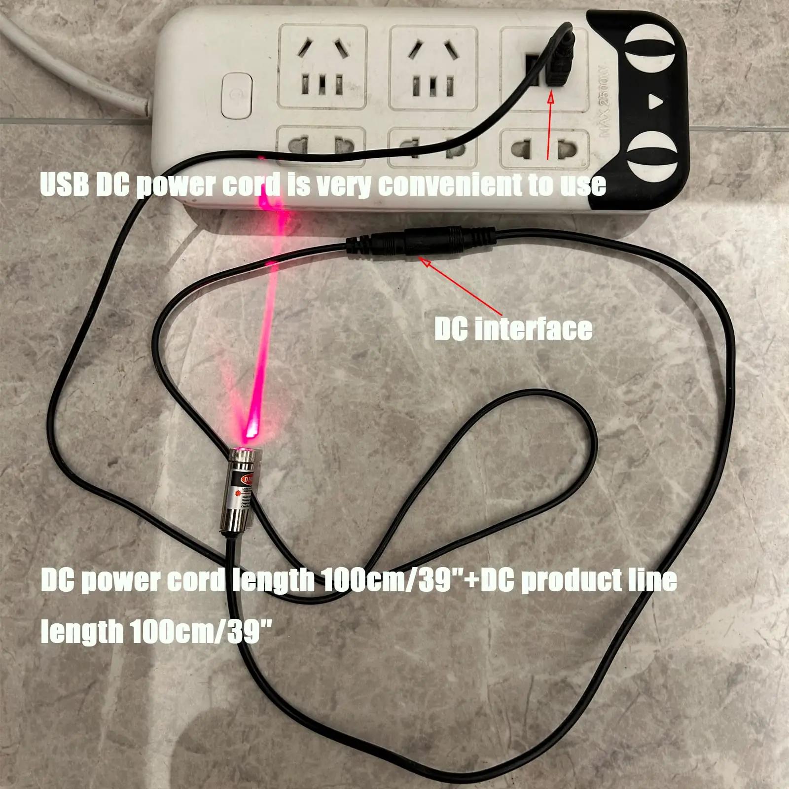 BEITESI tugev USB-toitekaabel lasermoodulile – pakend ja tarvikud