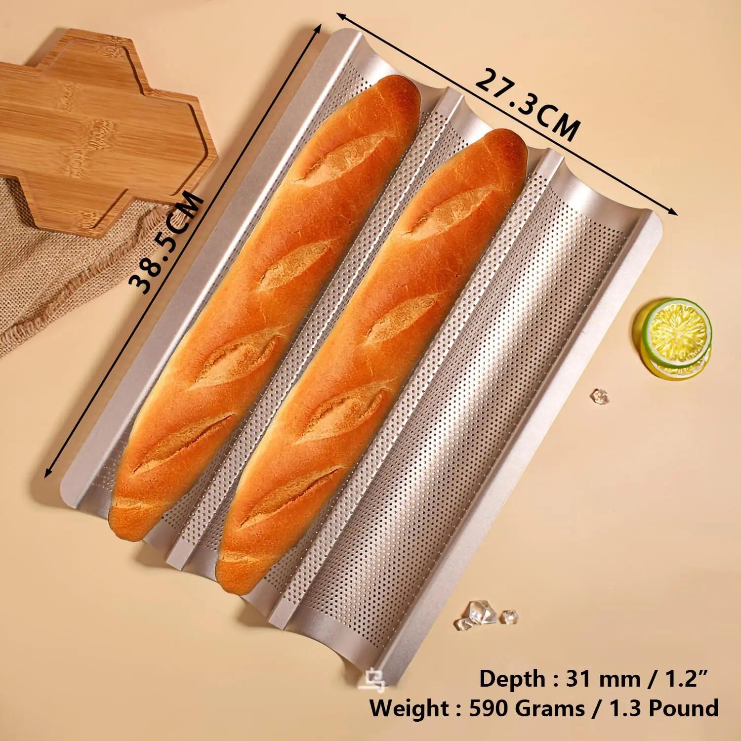 Ponixa kuldne karbonterasku Baguette-vorm – 3 kohakohane – pilt 6