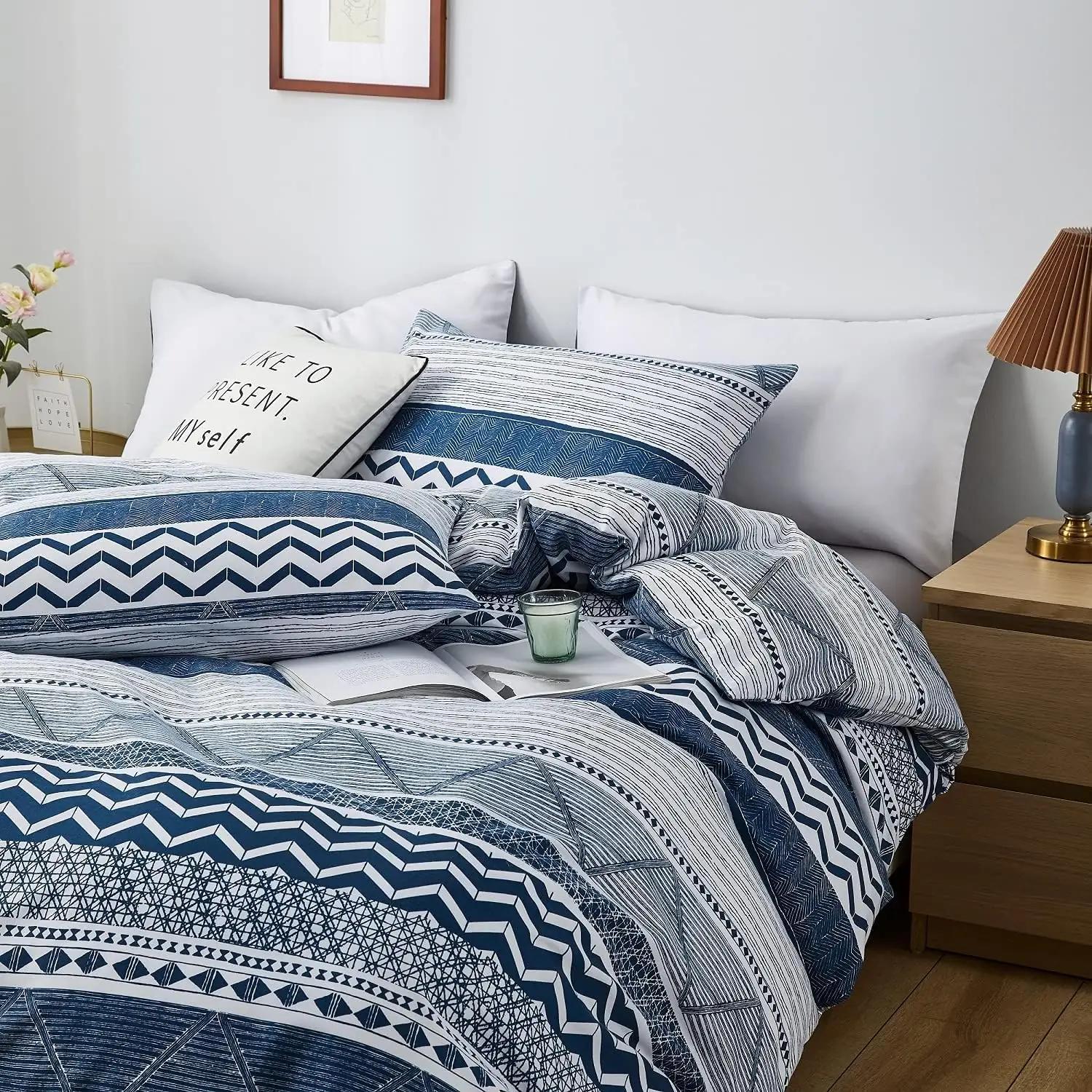 YASMENG pehme mikrofibra voodipesu 220×240 cm komplekt – pakend ja tarvikud
