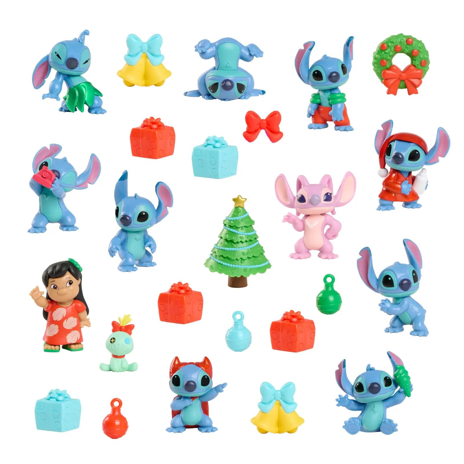 Just Play värvikas Stitch advendikalender kui pere teema charm – pilt 6