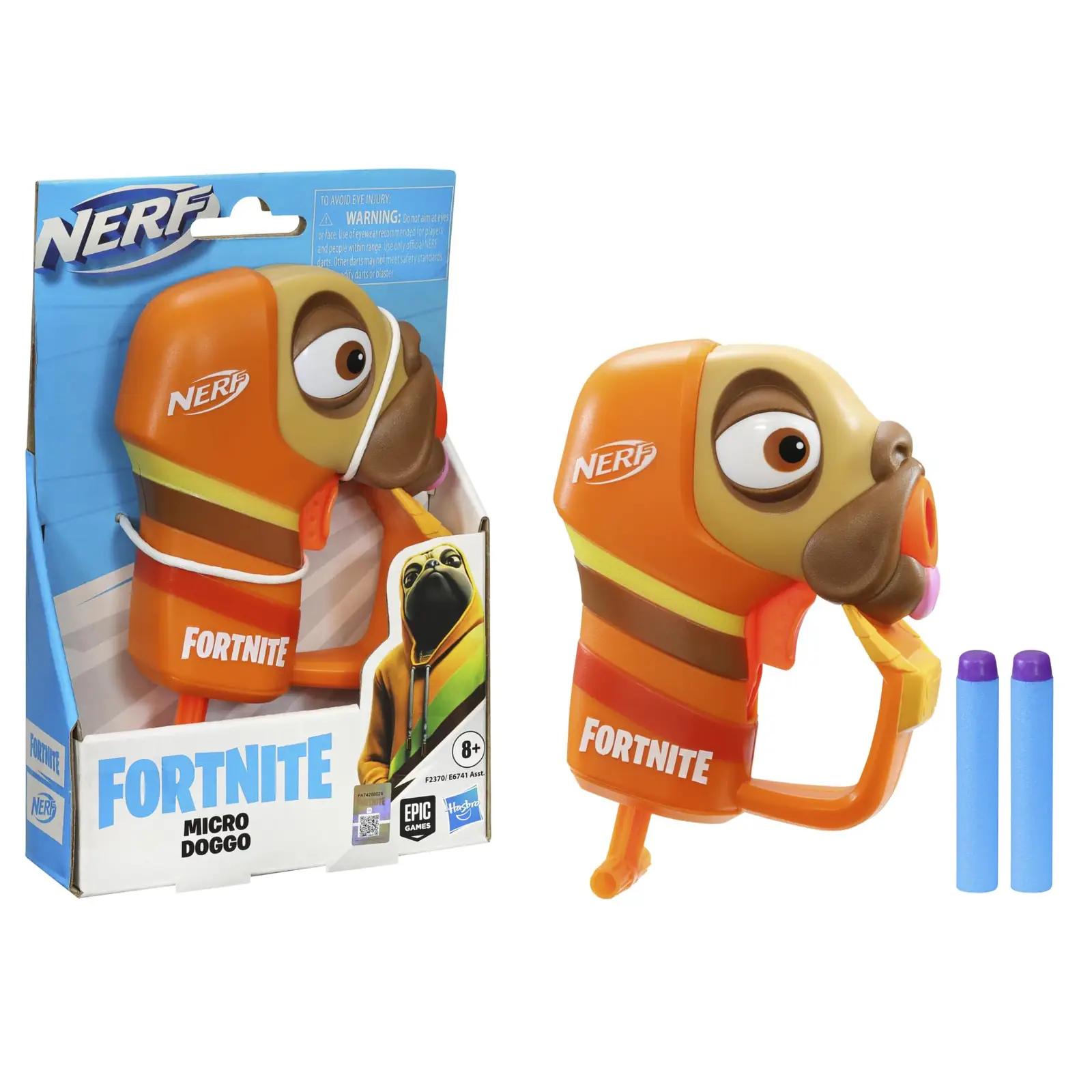 NERF mänguline Micro Doggo blaster — kerge ja vastupidav – detailne vaade