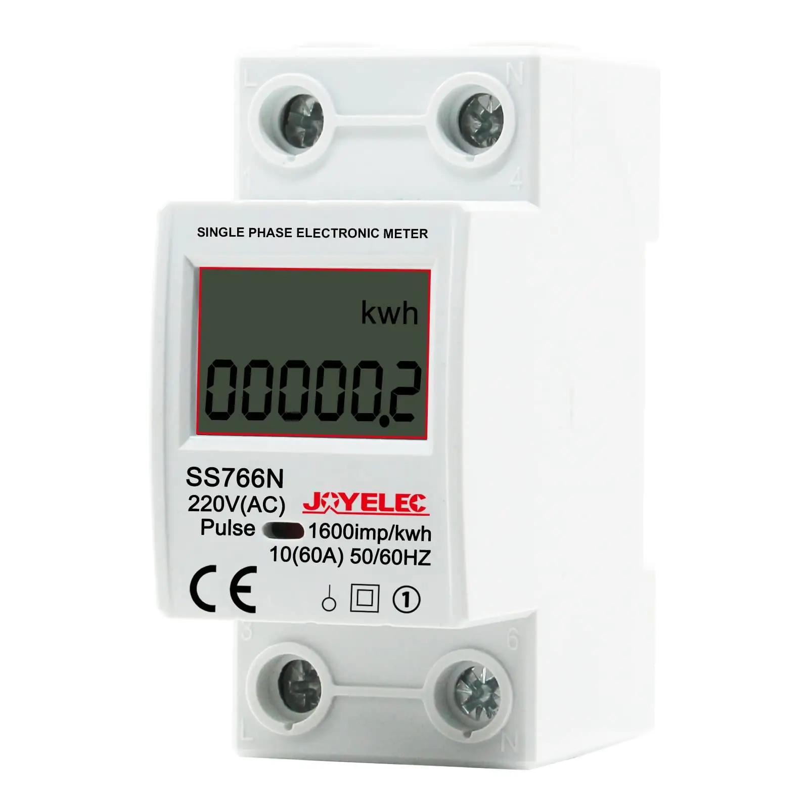 JOYELEC DIN-rööpa kilpmeeter kWh näidik — täpne energiakulu – pilt 7