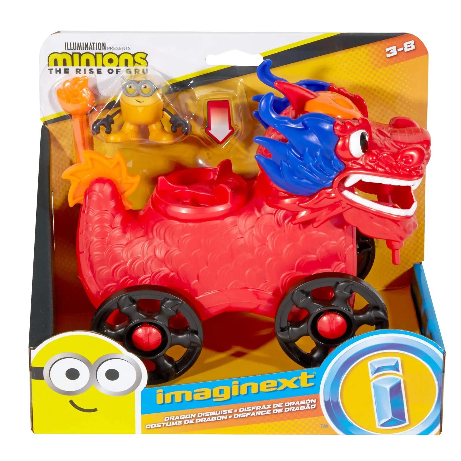 Fisher-Price lastele mänguauto draakoniga — vastupidav plastik – pilt 6