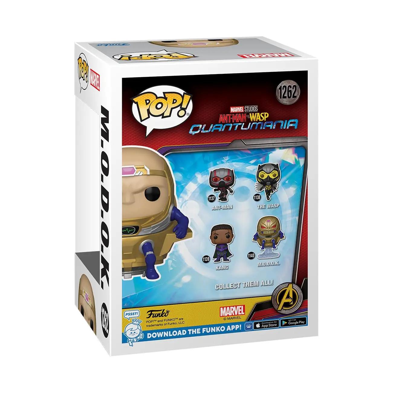 Funko vinyl-kollektsioon: Marvel POP! Unmasked M.O.D.O.K. 71753 – pakend ja tarvikud