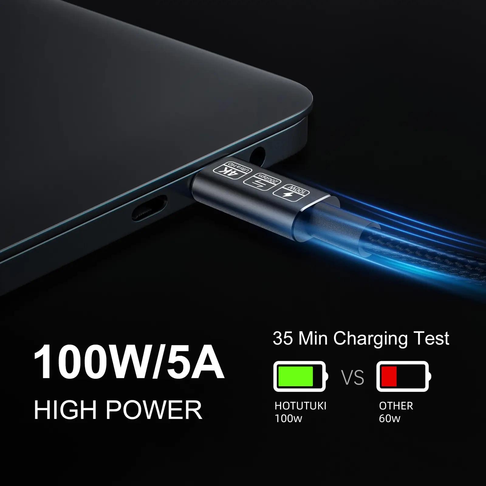 HOTUTUKI vastupidav USB-C kaabel 5m — kiire andmeedastus – lisavaade