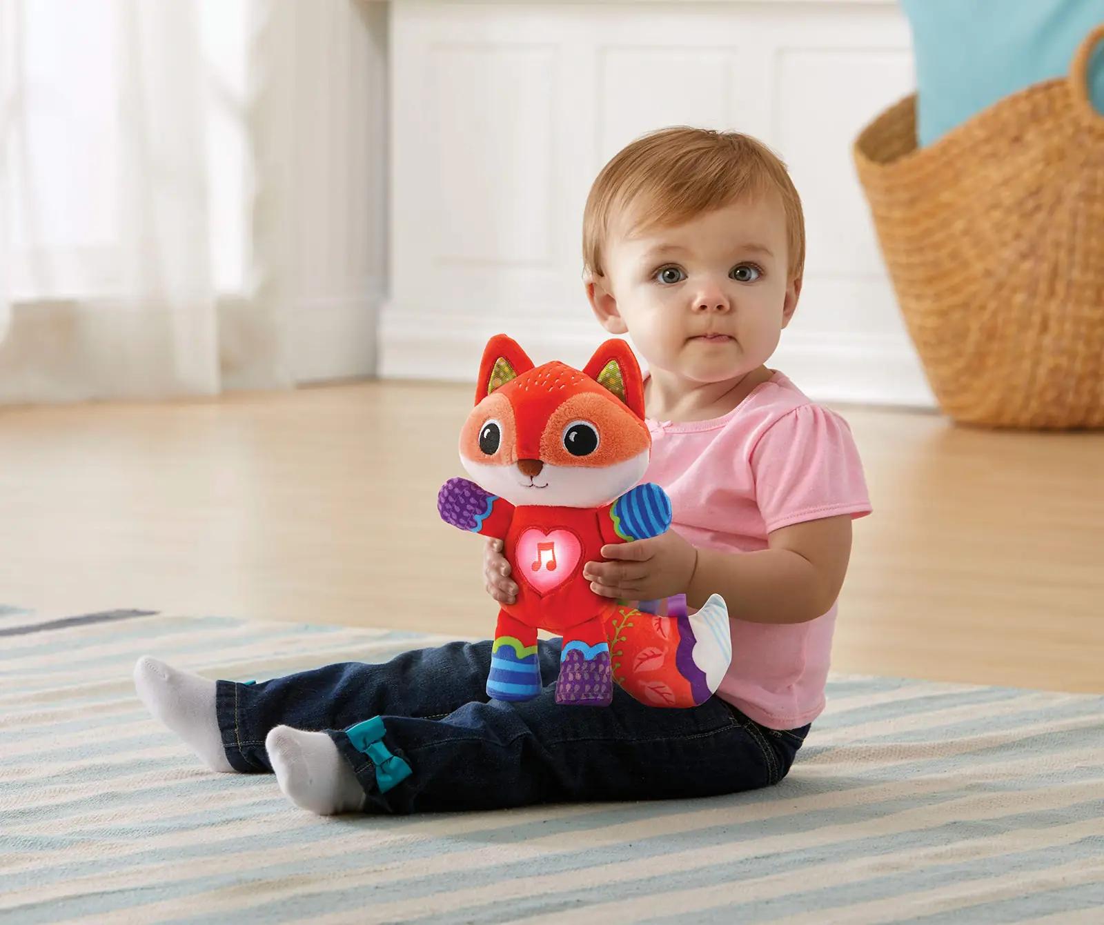 Vtech pehme interaktiivne mänguasi imikutele — hellus ja laulud – pilt 8