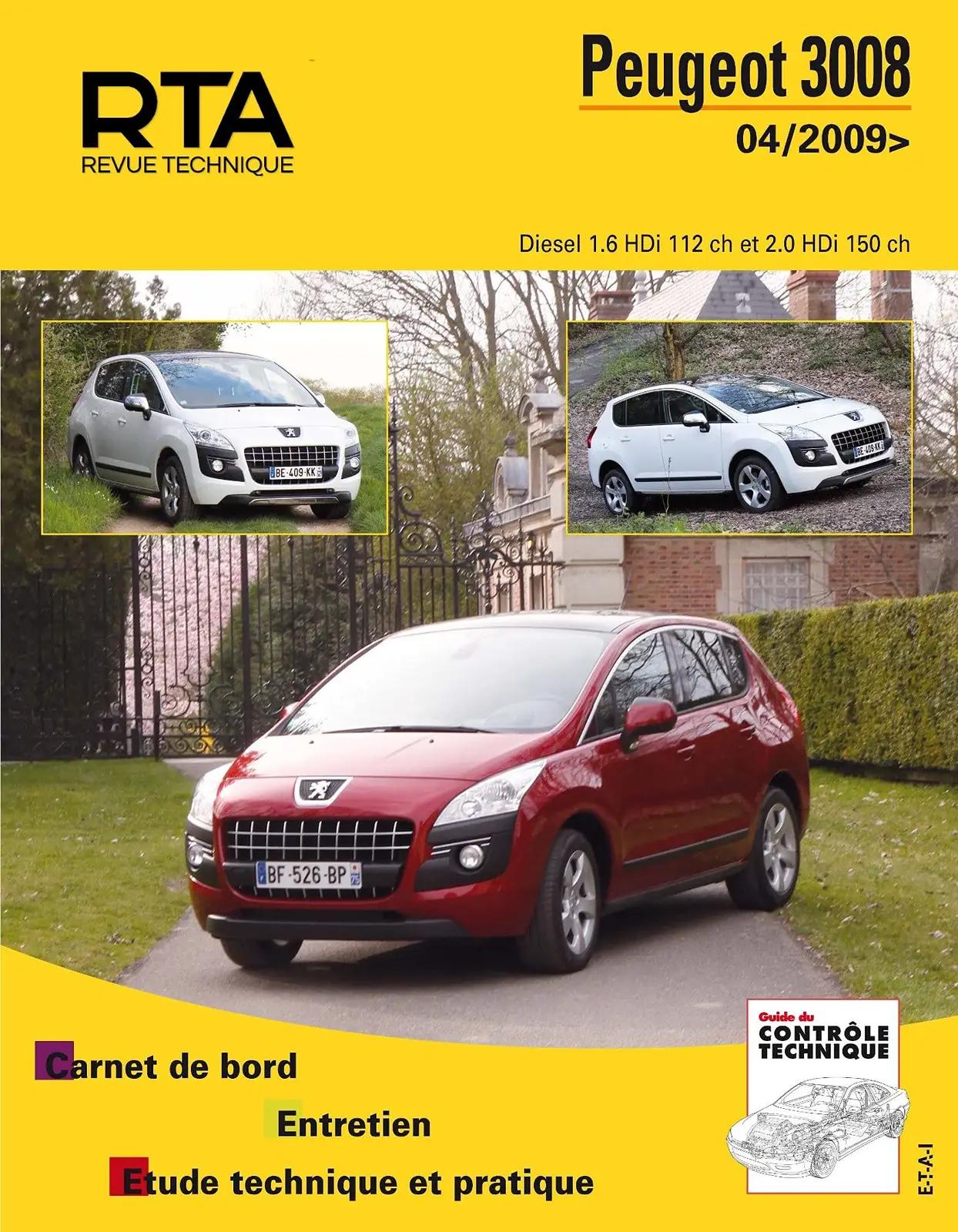 ETAI kinkeraamat Peugeot 3008 (õpetus ja hooldus) — kingiidee