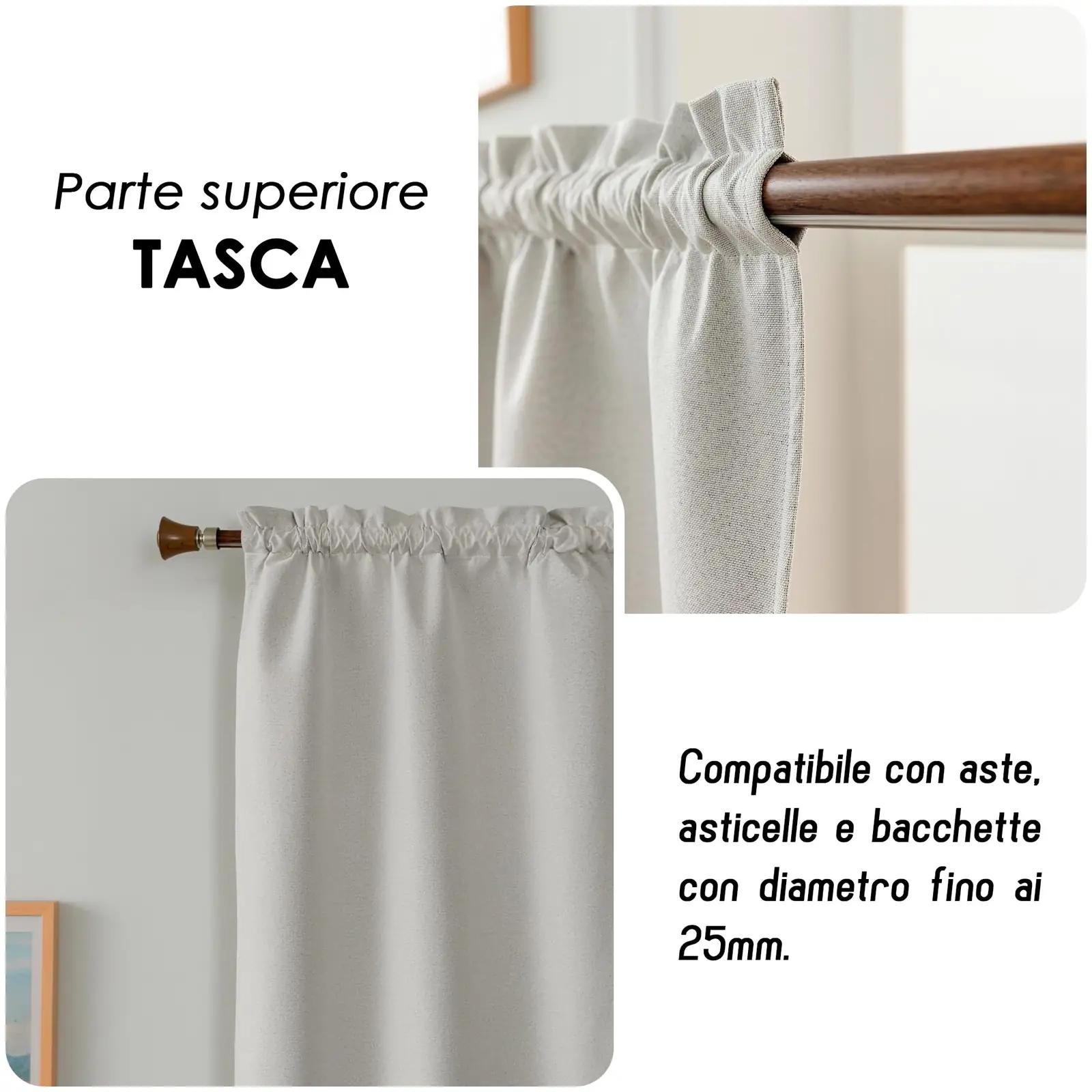 GIRASOLE HOME kardinad – detailne lähivaade