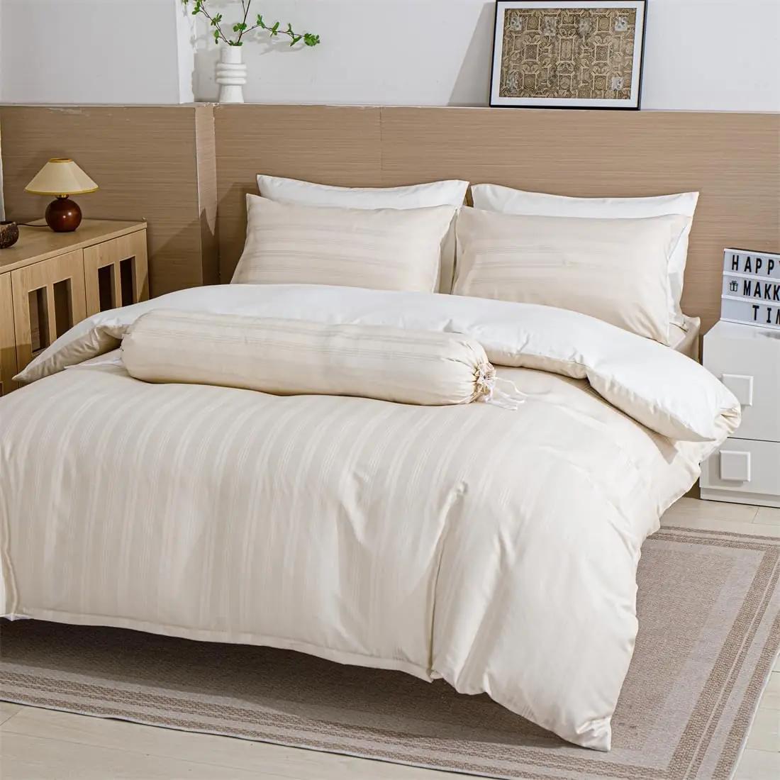 YASMENG satiinist voodipesu 140×200 cm – pehme ja elegantne – pilt 8