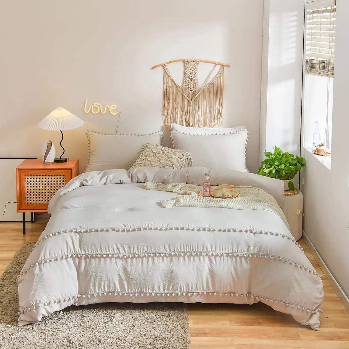 Freyamy pehme mikrofibrist voodipesu 240×260 cm – boho stiil – pilt 8