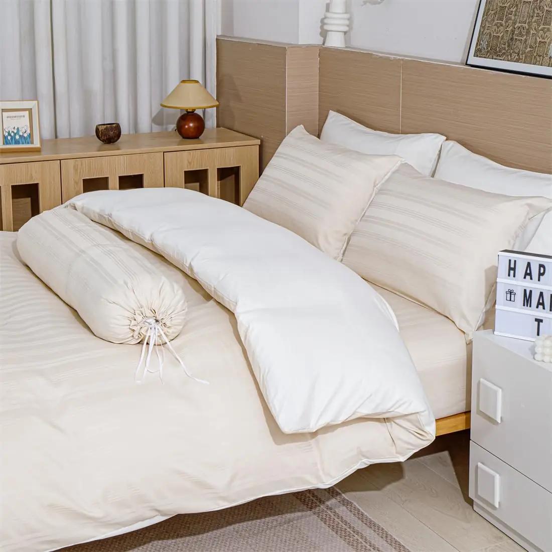 YASMENG satiinist voodipesu 140×200 cm – pehme ja elegantne – pilt 6
