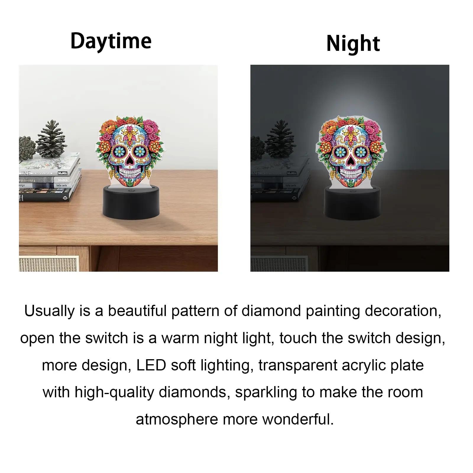 JISHSHAY kristallripats öölamp – DIY diamond art kingitus – pilt 7