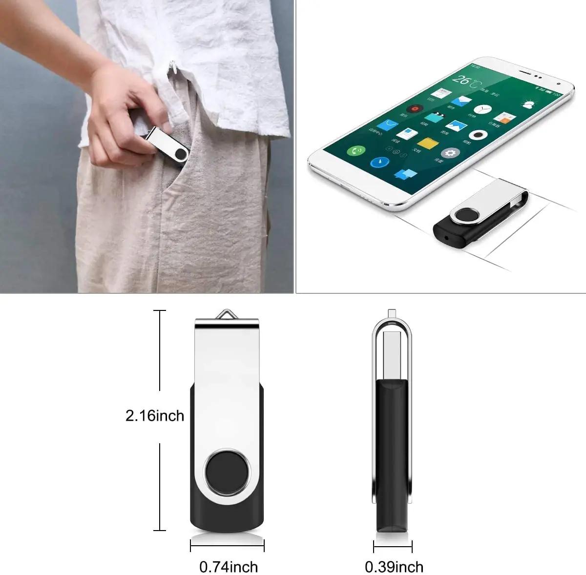 AreTop mitmevärviline USB-mälupulk 32 GB, komplekt 5 tk – pilt 7