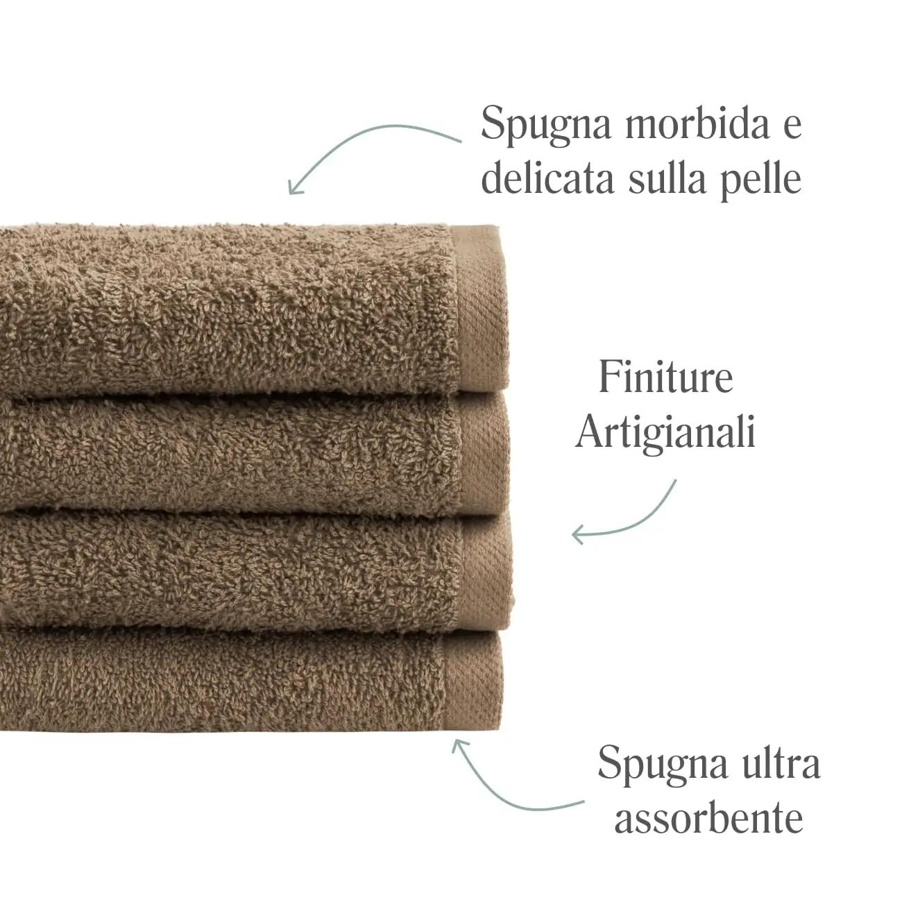 NELLA BIAGINI pehmed froteerätikud 30×30 cm, komplekt 12 – lisavaade