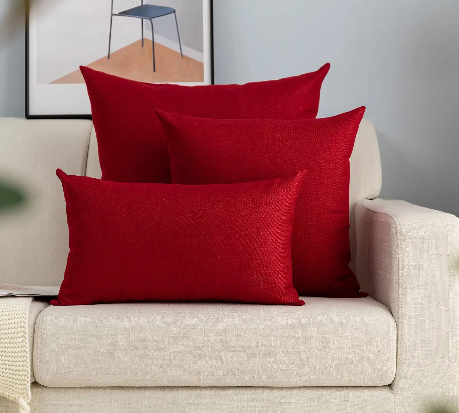 GIRASOLE HOME elegantne punane padjakate — hingav – pakend ja tarvikud