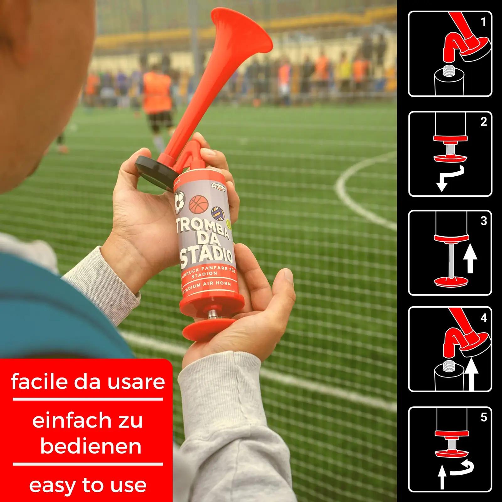 selezione100 metallist airhorn – spordi ja vaba aeg – kasutusnäide