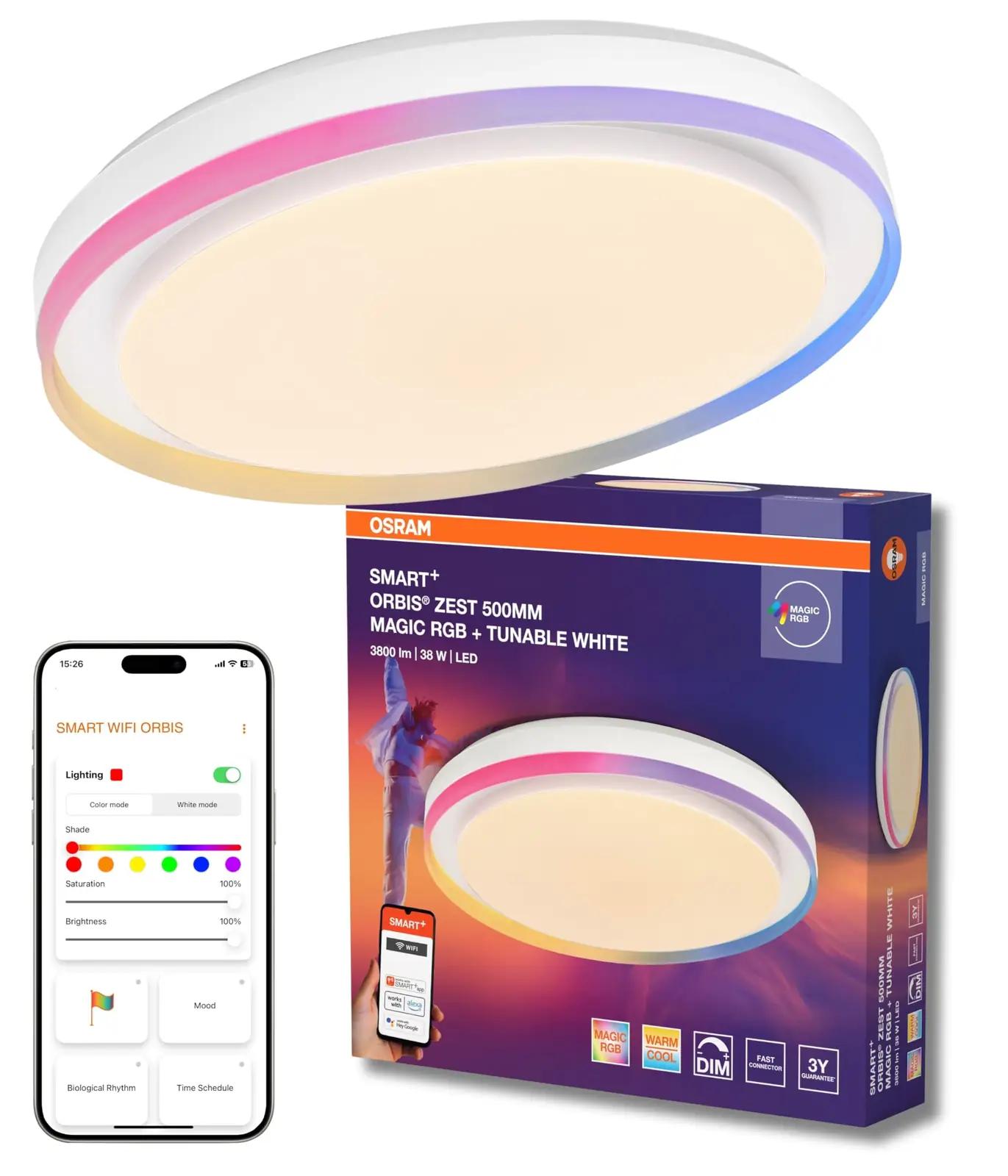 Osram LED laelamp 50cm – valge, dimmitav ja nutikas – lisavaade