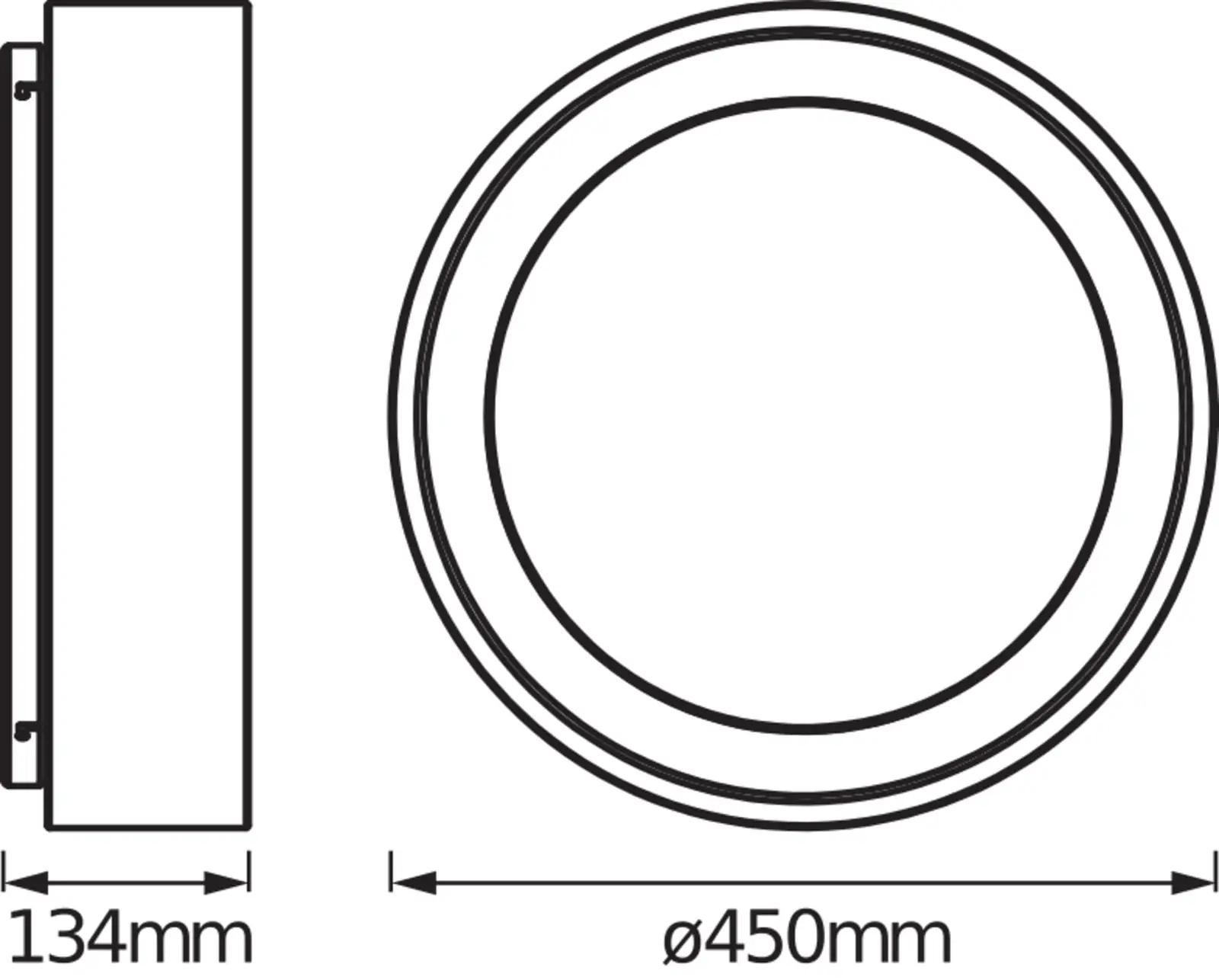 Osram nutikas silindriline laevalgusti 45 cm – PMMA, WiFi – pakend ja tarvikud