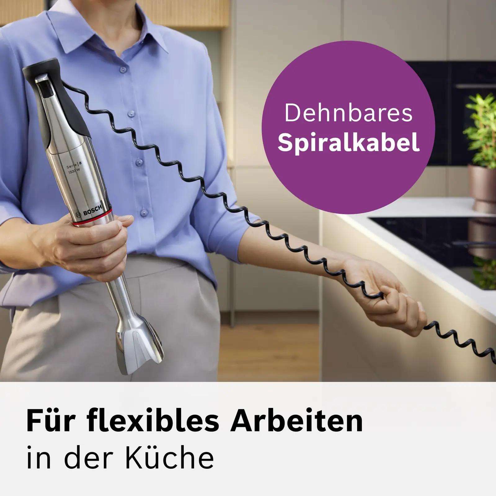 Bosch roostevabast terasest käsimikser 1500 W – pilt 8